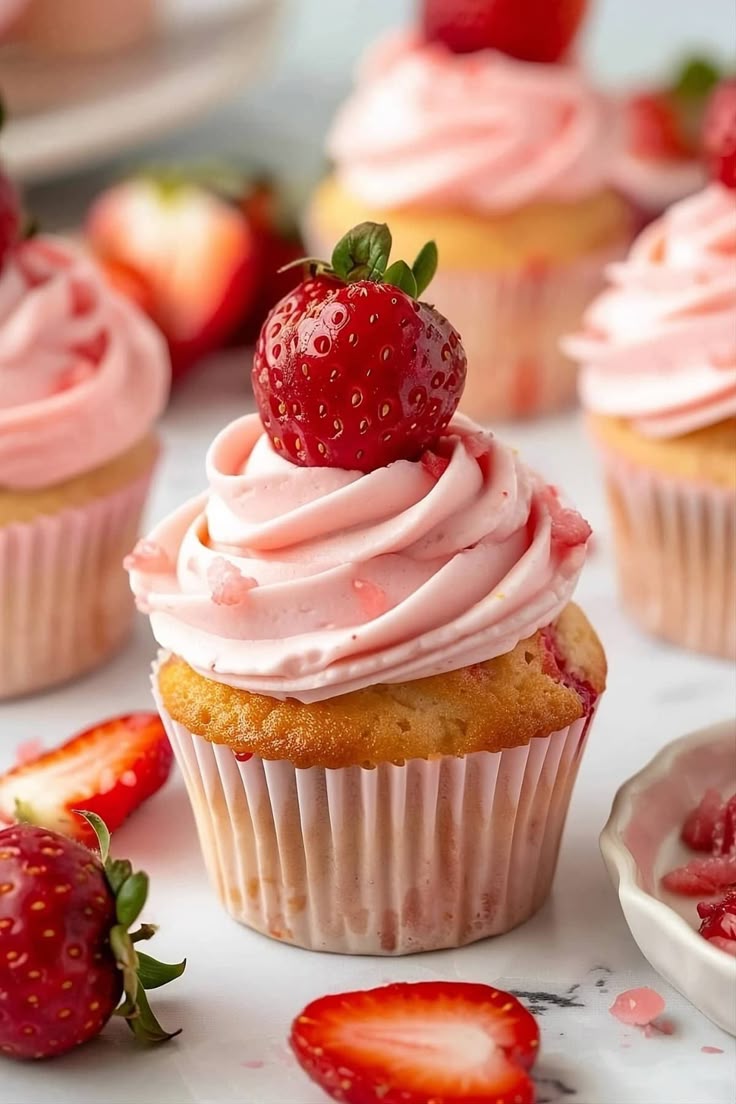 Strawberry Cupcakes